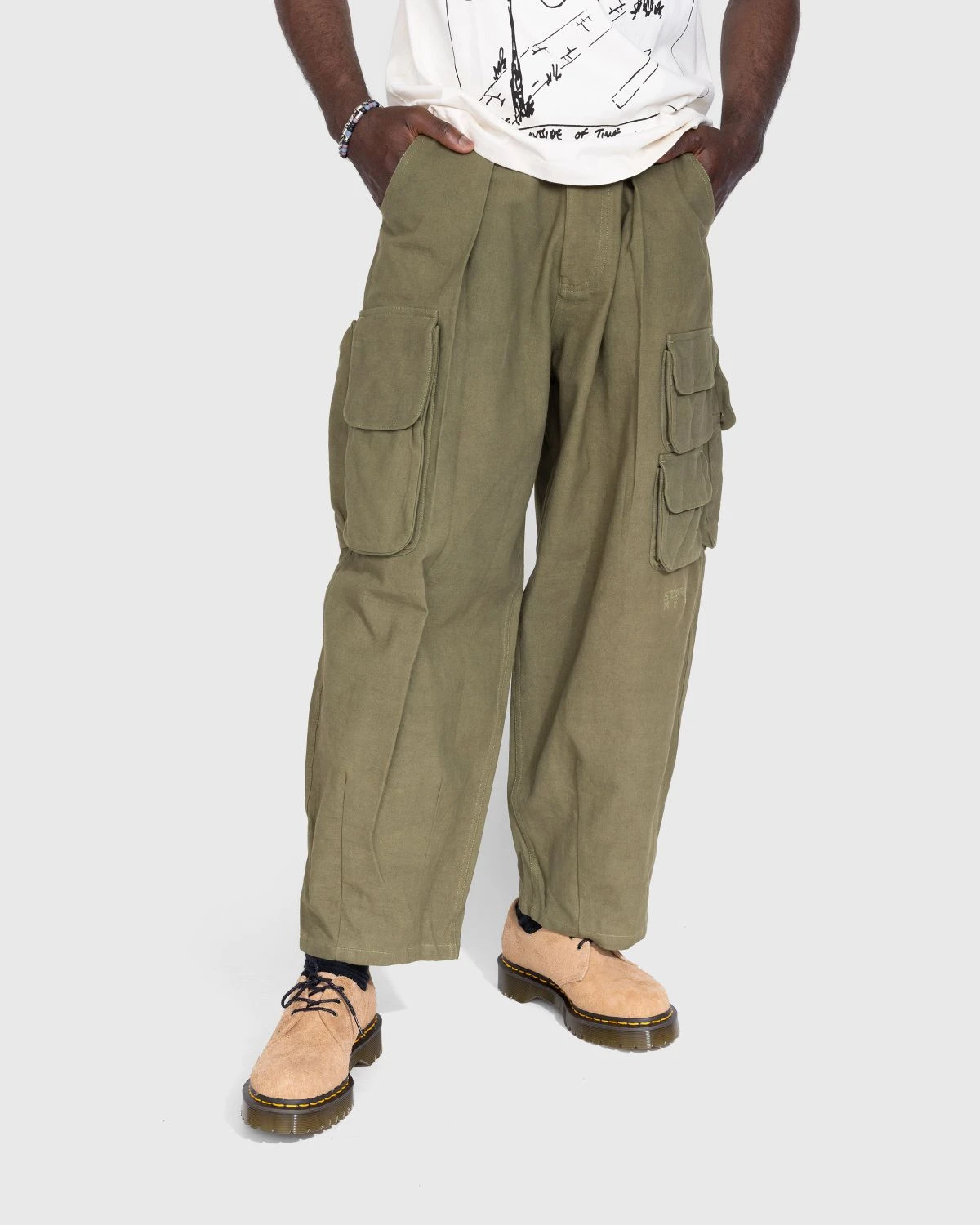 Story Mfg. – Forager Pants Olive Slub 2 Story Mfg. – Forager Pants Olive Slub - Image 2