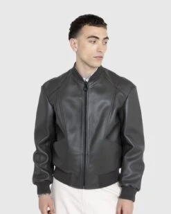 Trussardi – Jacket Faux Leather Bonded -Acne Studios Clothing Trussardi jacket oli bzZwT6r