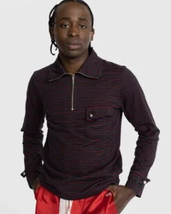 Wales Bonner – Franco Half Zip Top -Acne Studios Clothing Wales Bonner ziptop 9R8SQBVP