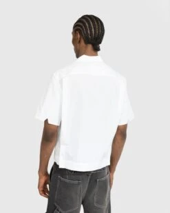 Winnie New York – Short-Sleeve Button-Down Shirt White -Acne Studios Clothing Winnie Short Sleeve asCsx PN