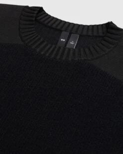 Y-3 – Utility Crewneck Sweater Black -Acne Studios Clothing Y 3 UTILITY CREW J27 Zelq8I22