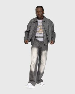 Y/Project – Y Belt Arc Jeans Faded Black -Acne Studios Clothing YProject 1815 2r8VBg3