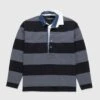Y/Project – Triple Collar Rugby Polo Black/Grey