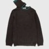 Y/Project – Classic Double Neck Oversized Sweater Brown