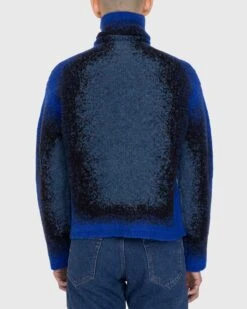 Y/Project – Gradient Heavy Knit Turtleneck Blue -Acne Studios Clothing Yproject SweatBlue 0 0XJTgYsK