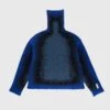 Y/Project – Gradient Heavy Knit Turtleneck Blue