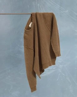 Highsnobiety – Pigment Dyed Loose Knit Sweater Yellow -Acne Studios Clothing highsnobiety brown p PEXnxIsc