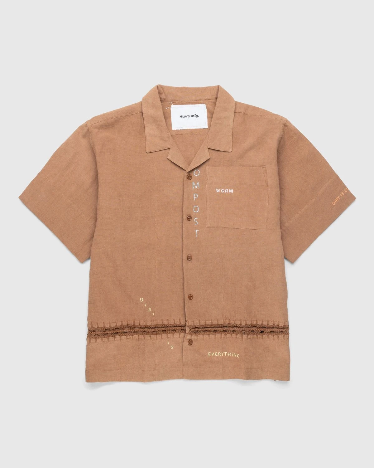 Story Mfg. – Greetings Shirt Brown Ground Hugger